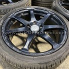 JDM Yokohama AVS Model F7 Black 18 Forged Wheels